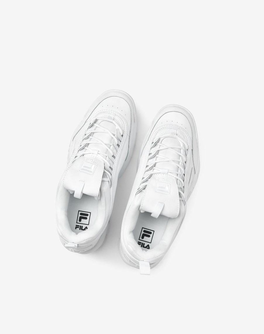 Fila Disruptor 2 Premium Sneakers Blancas Blancas Blancas | 17KTDAZBR