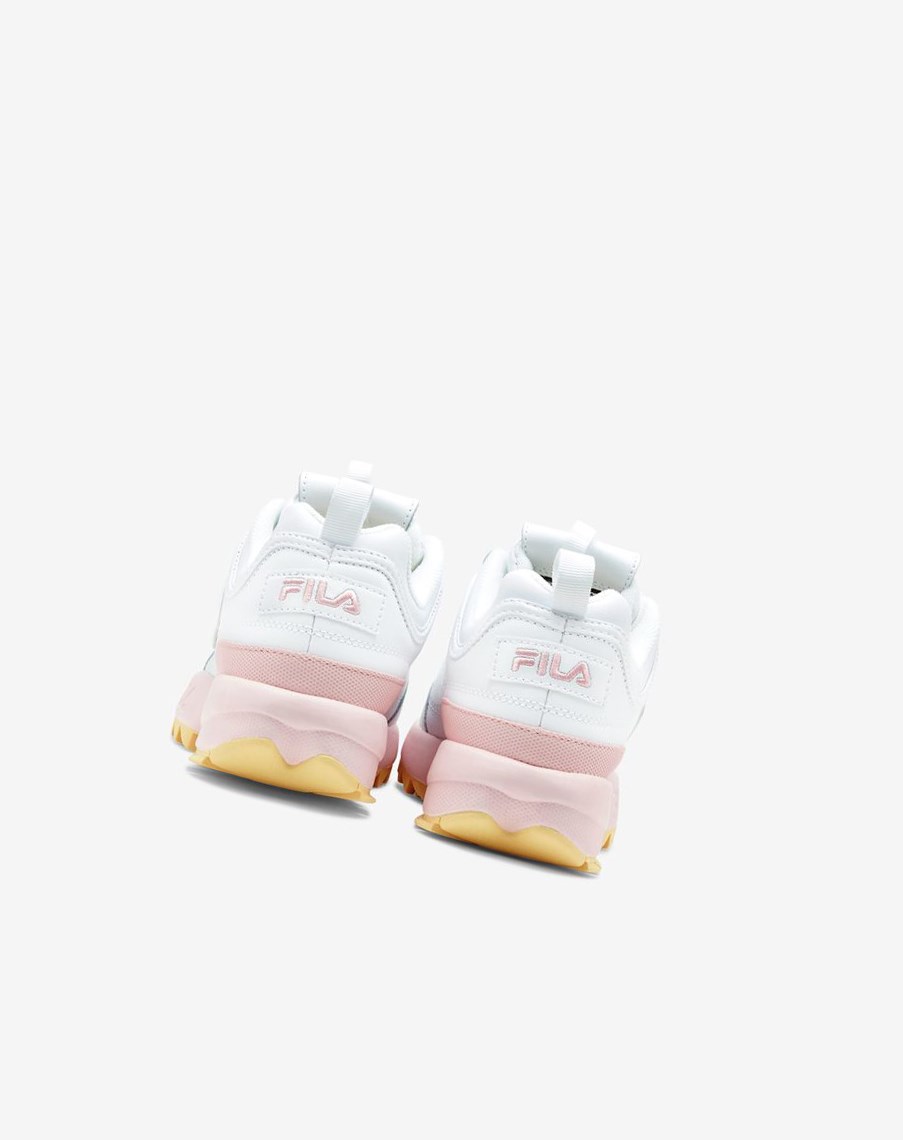 Fila Disruptor 2 Premium Sneakers Blancas Rosas | 56NBXTFIZ