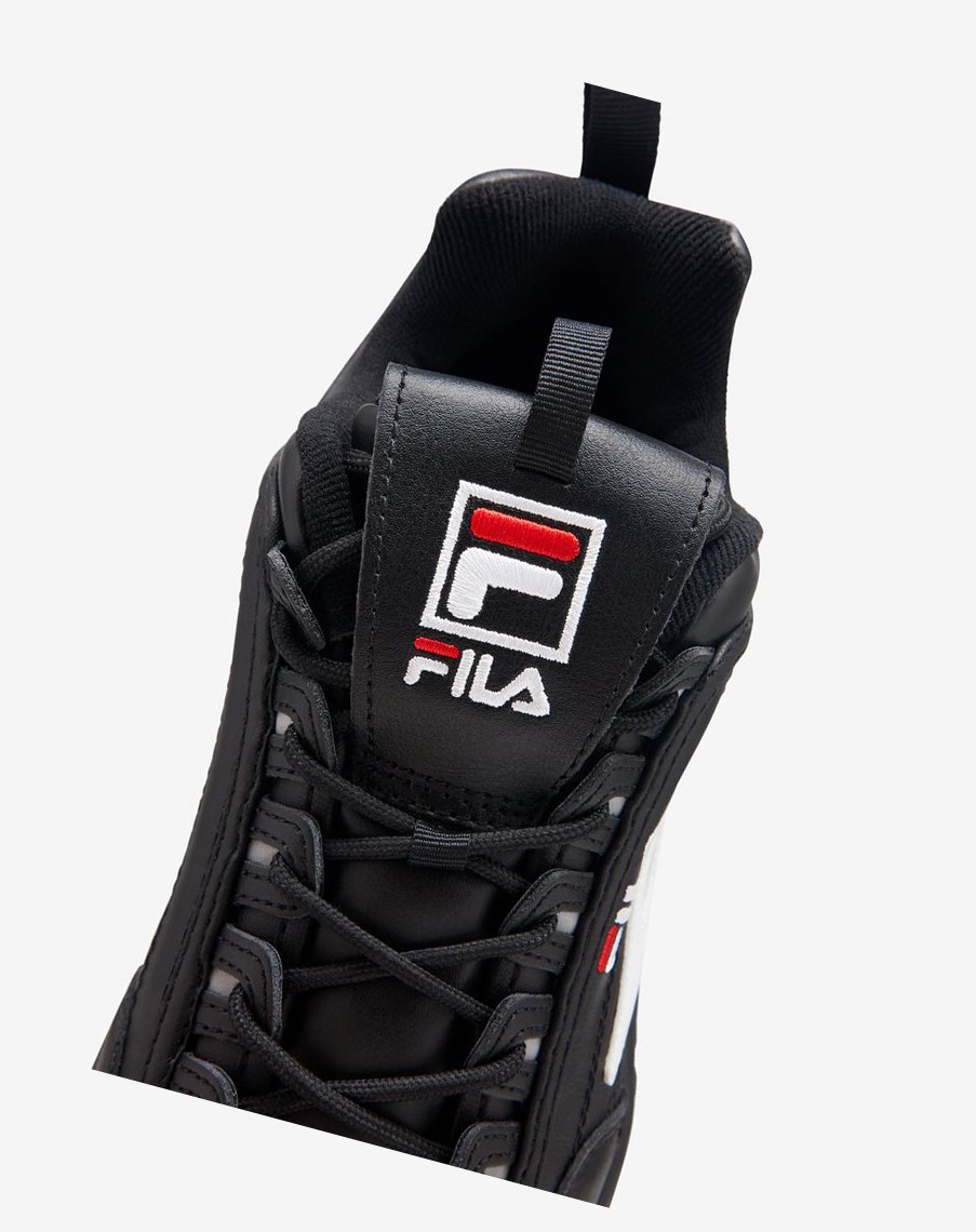 Fila Disruptor 2 Premium Sneakers Negras Blancas Rojas | 64BQHWDTX