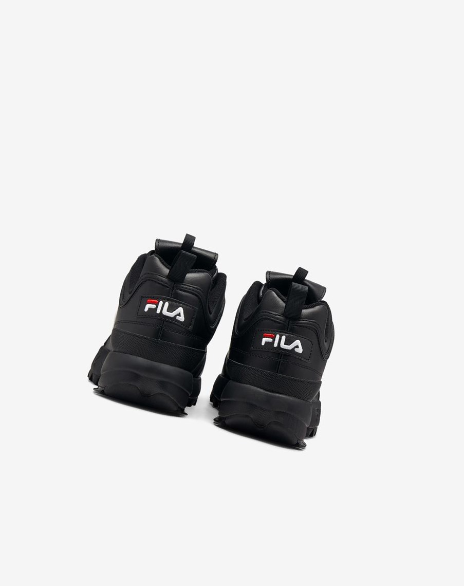 Fila Disruptor 2 Premium Sneakers Negras Blancas Rojas | 64BQHWDTX