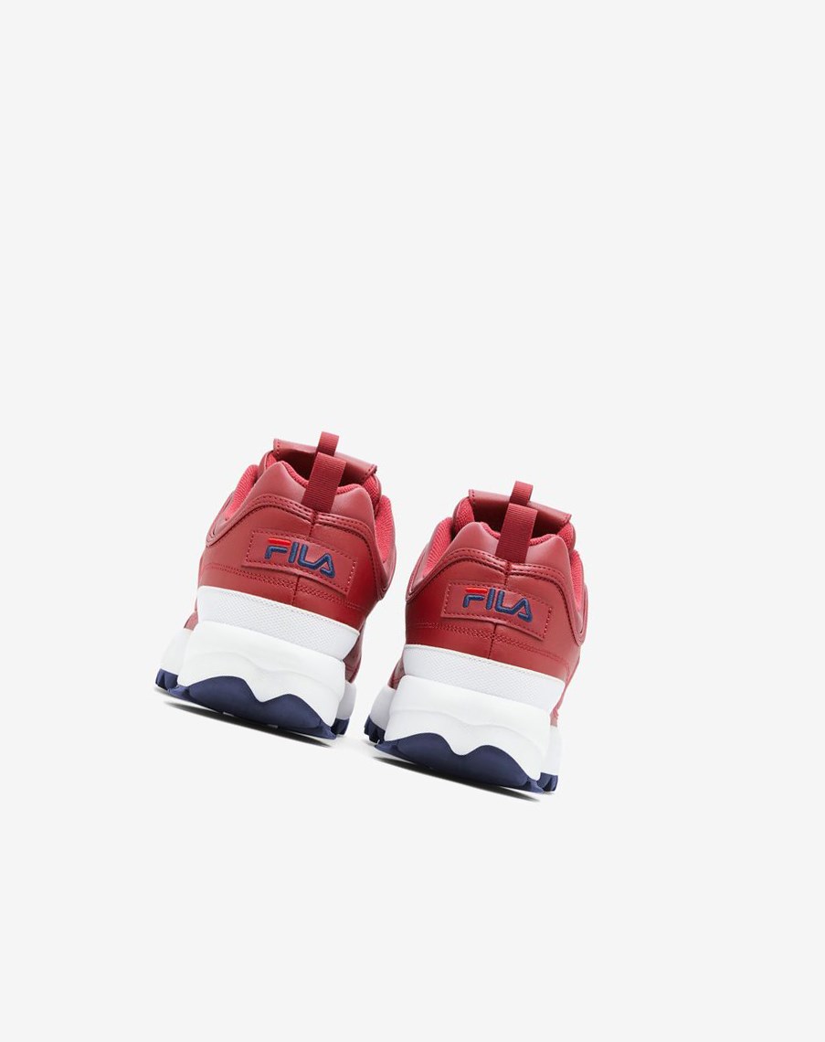 Fila Disruptor 2 Premium Sneakers Rojas Azul Marino Rojas | 27AIBYEWZ