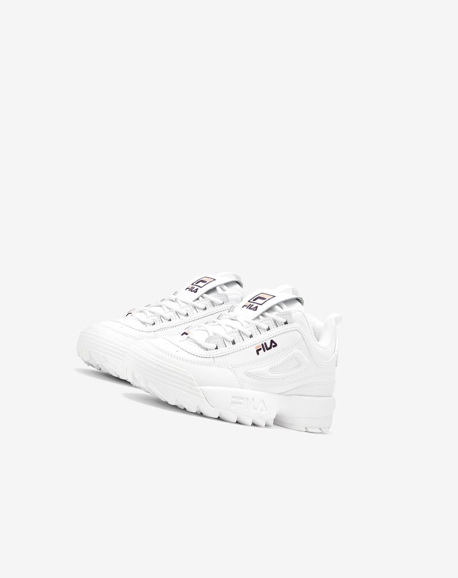 Fila Disruptor 2 Premium Sneakers Wht/Cado/Ggrp | 54XYWGMPB