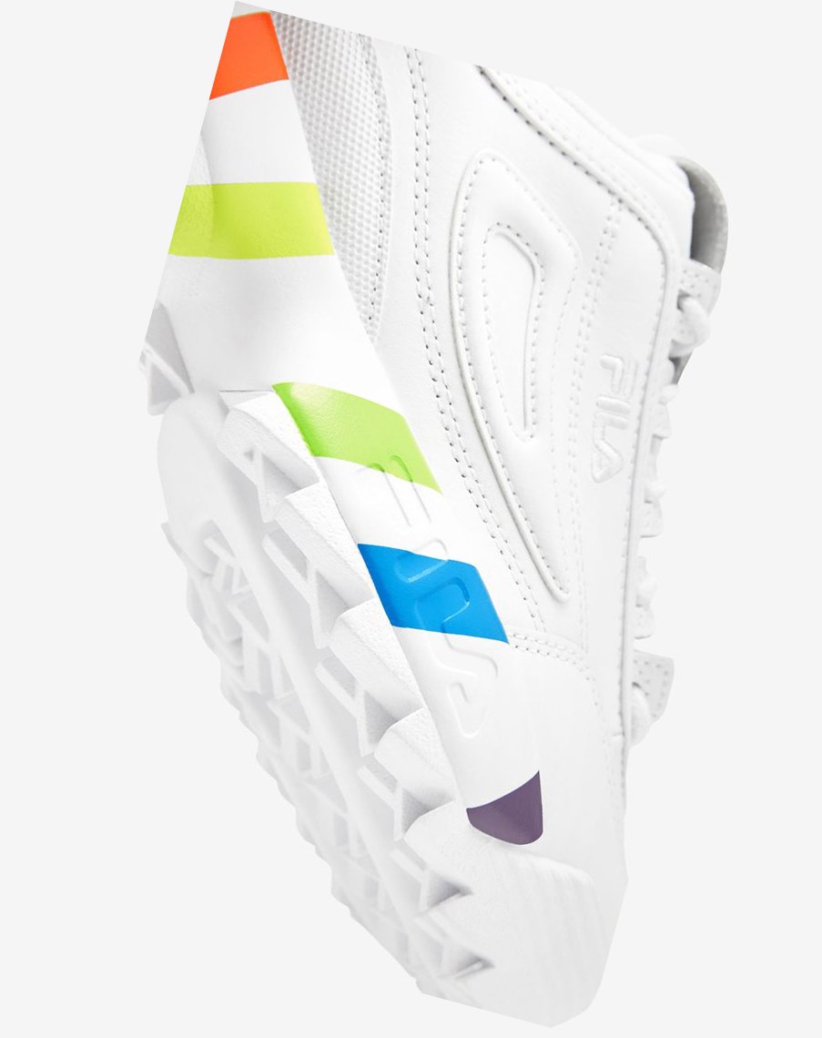 Fila Disruptor 2 Pride Sneakers Blancas Blancas | 84VMZKQIG