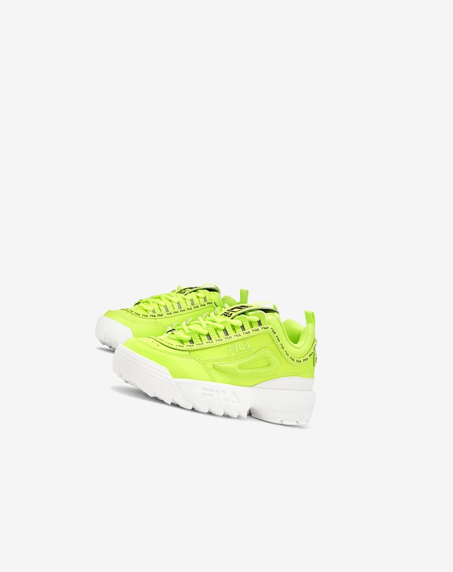 Fila Disruptor 2 Repeat Sneakers Amarillo Blancas Negras | 08VSQBCLG