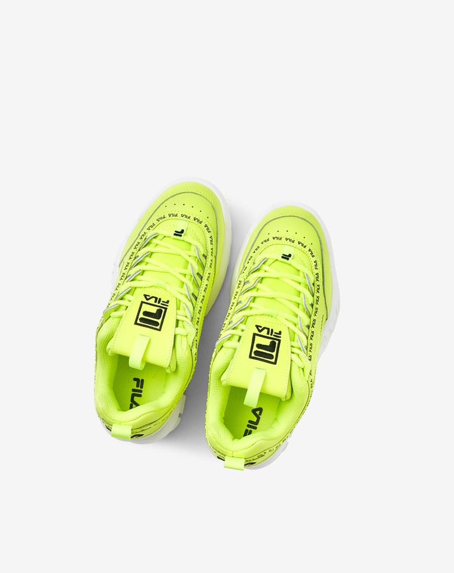 Fila Disruptor 2 Repeat Sneakers Amarillo Blancas Negras | 19YQZSEVW