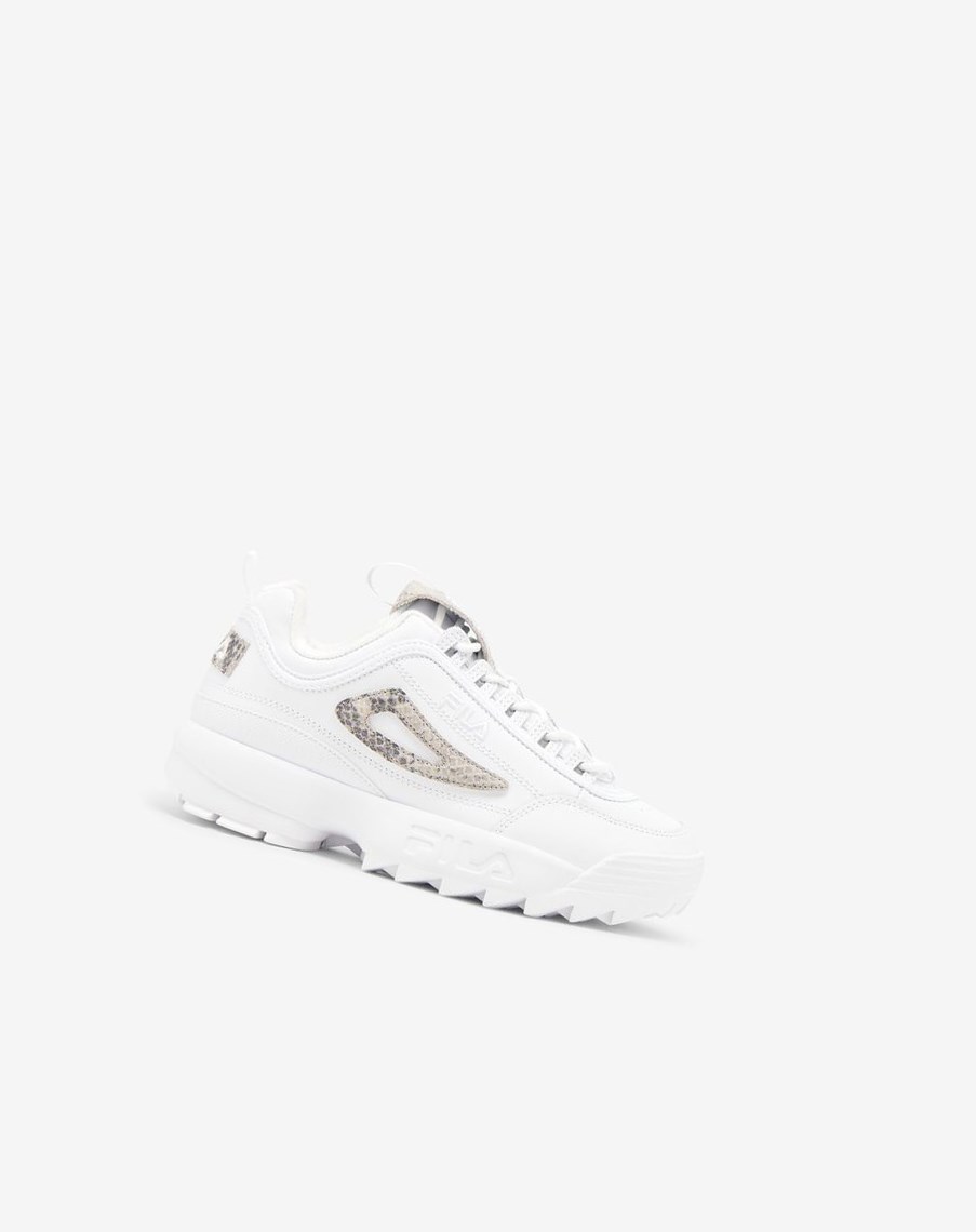 Fila Disruptor 2 Snake Sneakers Blancas Blancas | 03YXNWKPO