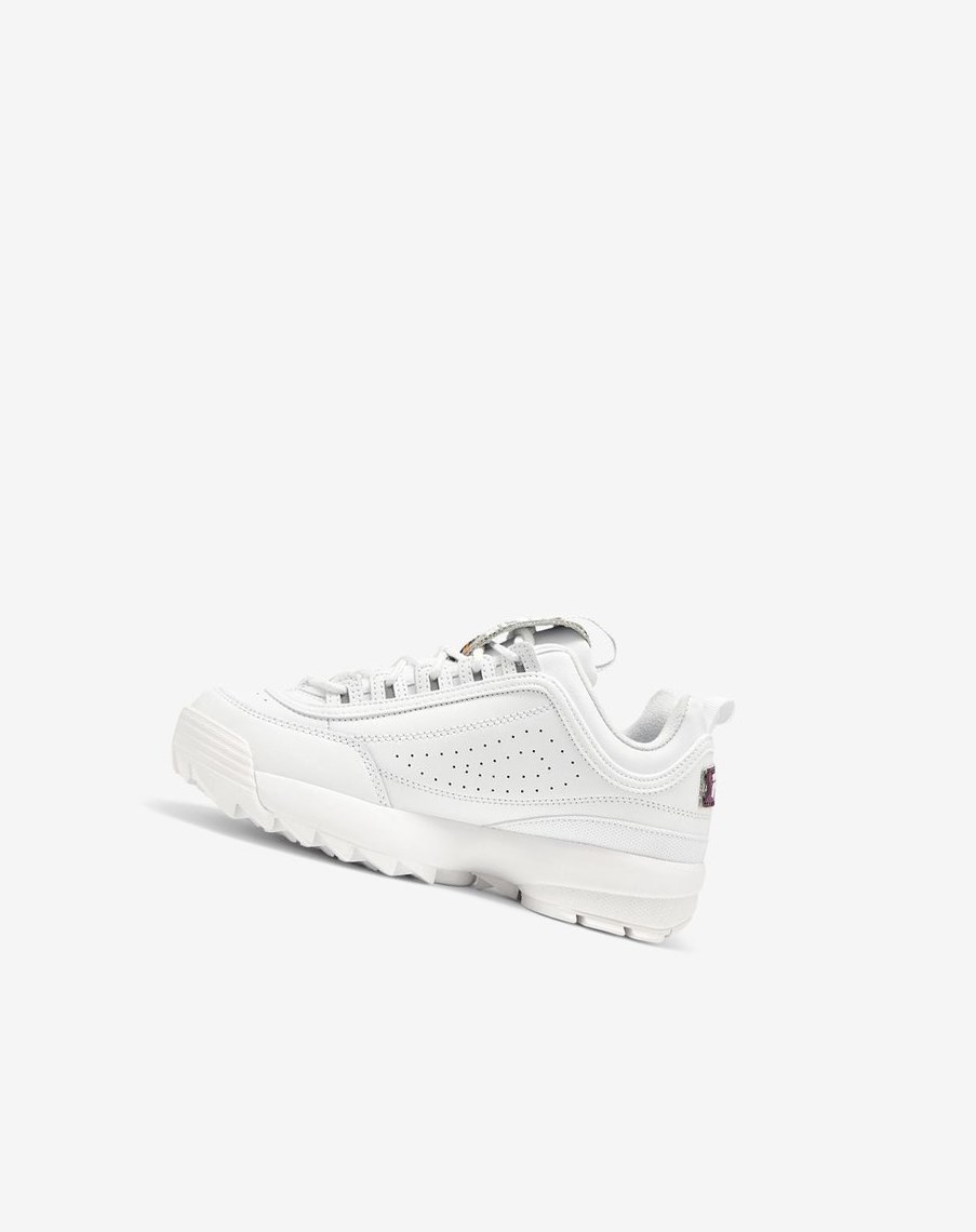 Fila Disruptor 2 Snake Sneakers Blancas Blancas | 13ZNEBPUA