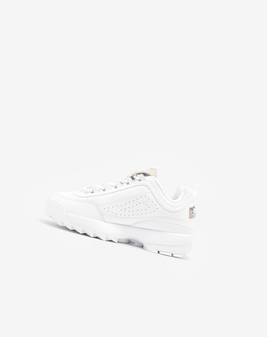 Fila Disruptor 2 Snake Sneakers Blancas Blancas | 71LQIMGEP