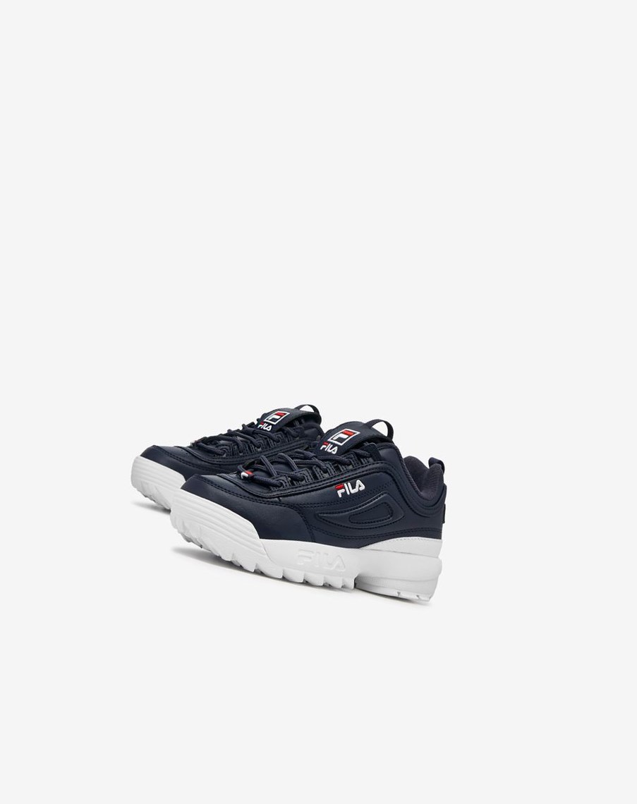 Fila Disruptor 2 Sneakers Azul Marino Blancas Rojas | 19ACDOMGH