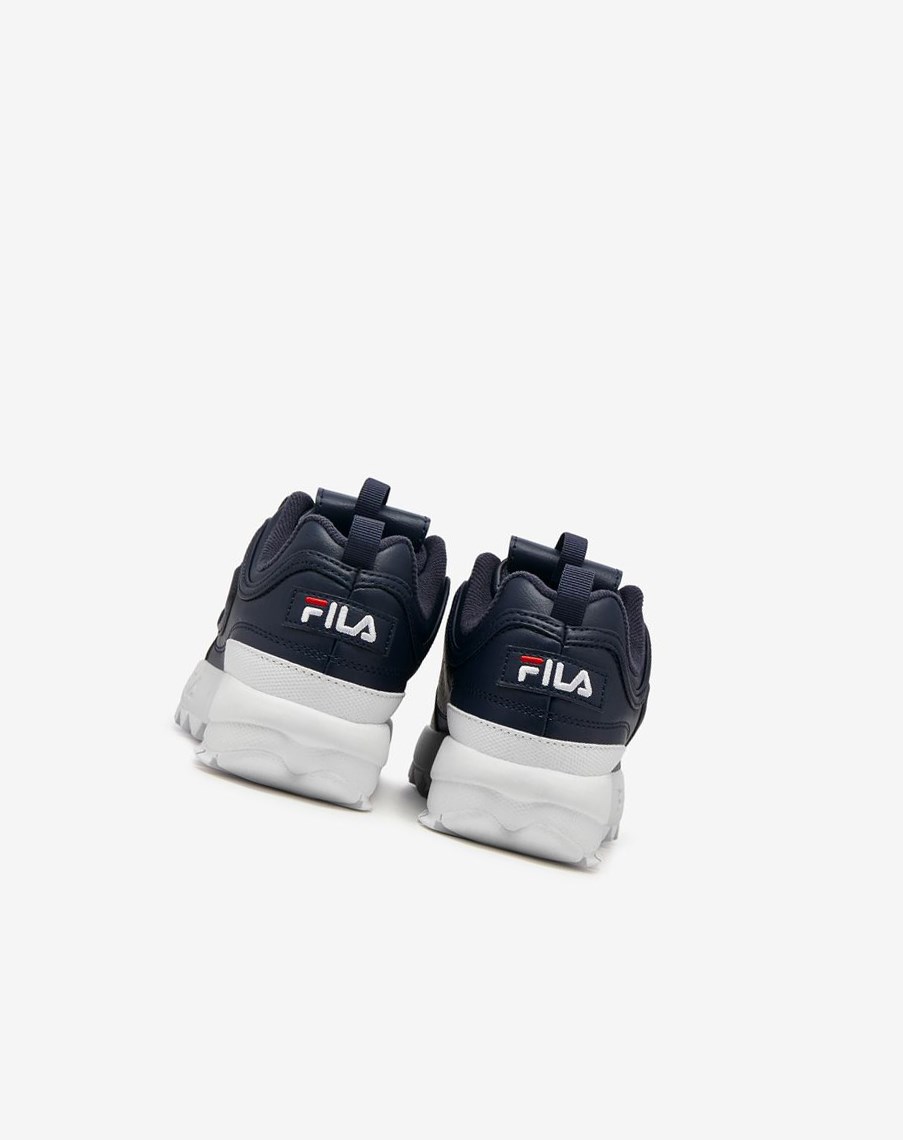 Fila Disruptor 2 Sneakers Azul Marino Blancas Rojas | 19ACDOMGH