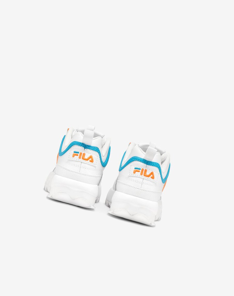 Fila Disruptor 2 Sneakers Blancas Azules Naranjas | 01XHSRWQM