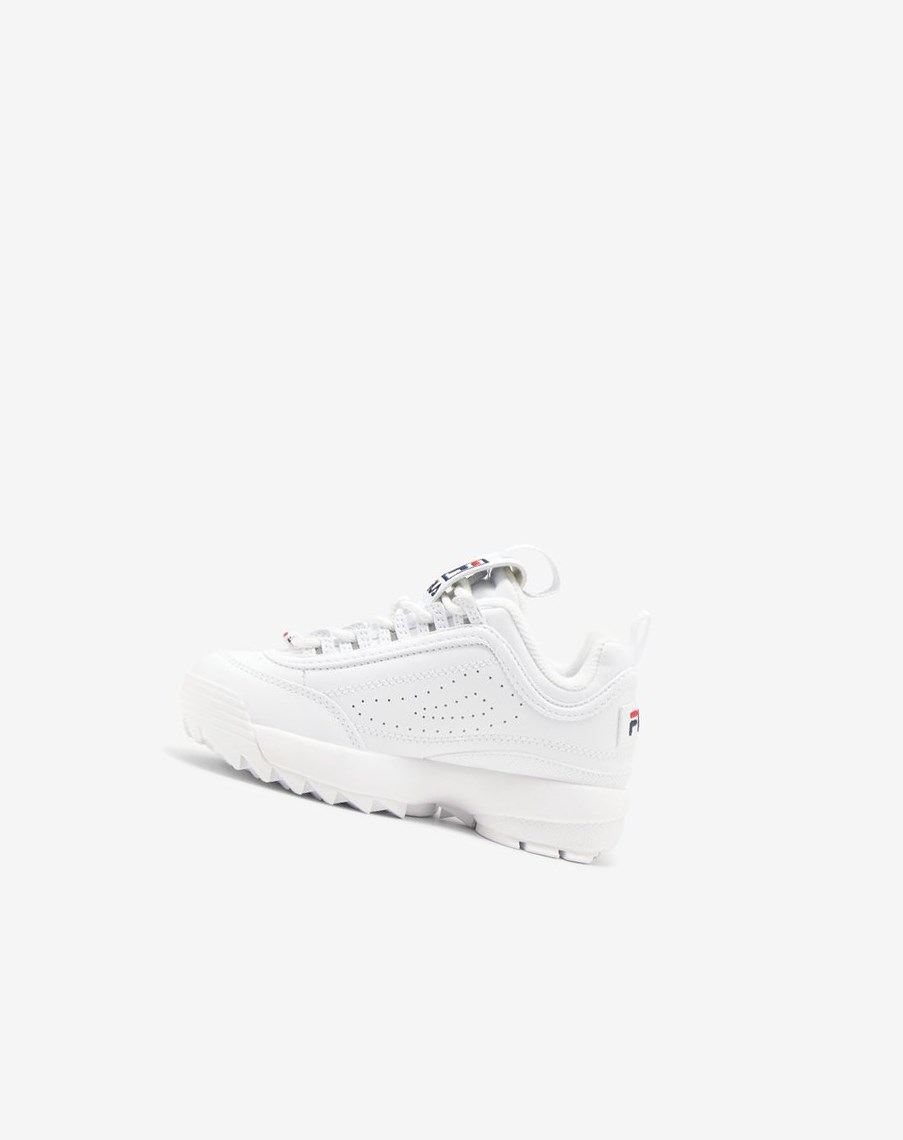 Fila Disruptor 2 Sneakers Blancas Rojas | 18AJETOUC