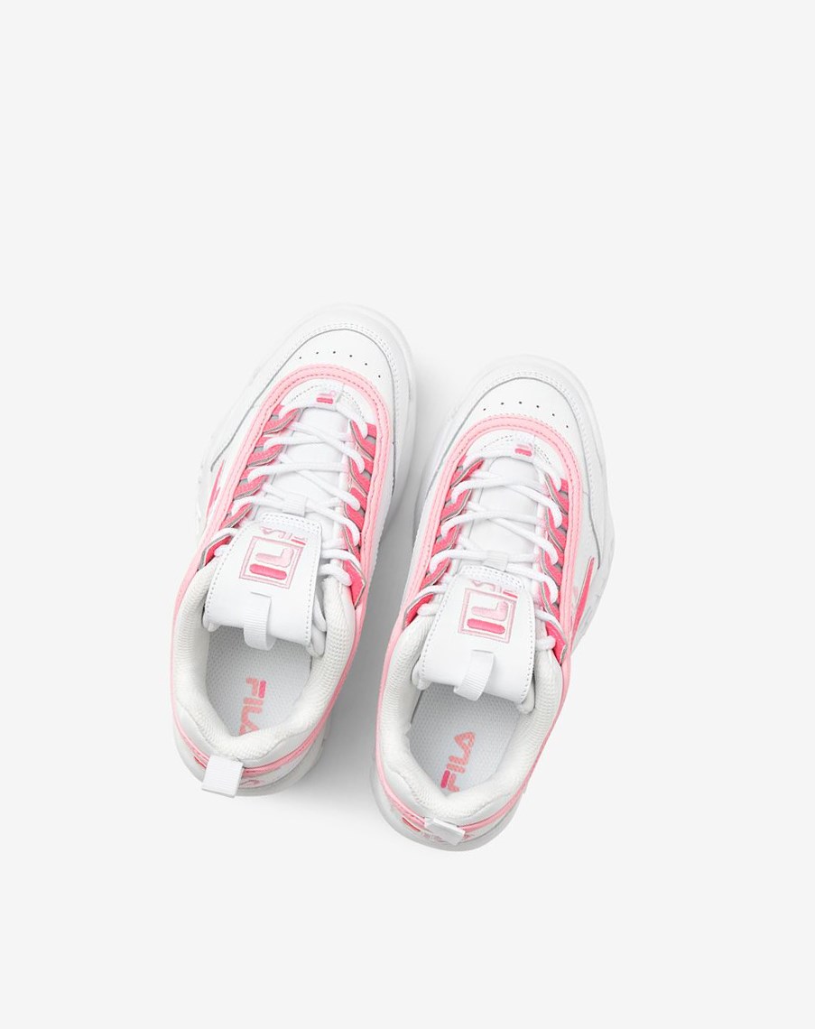 Fila Disruptor 2 Sneakers Blancas Rosas | 45CTSODGH