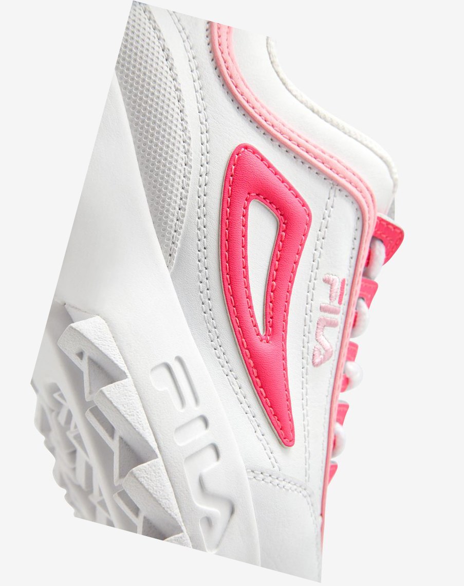 Fila Disruptor 2 Sneakers Blancas Rosas | 45CTSODGH