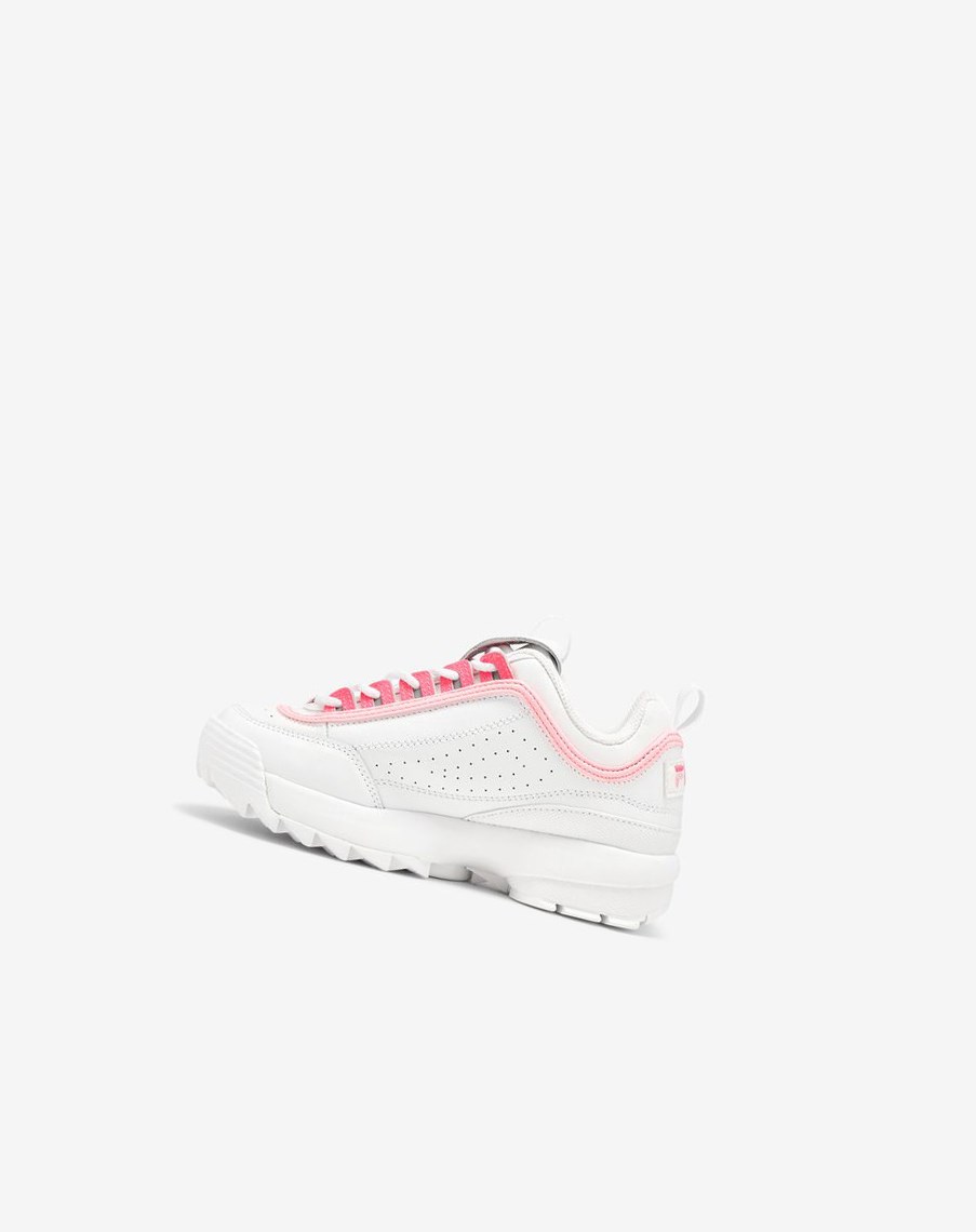 Fila Disruptor 2 Sneakers Blancas Rosas | 45CTSODGH