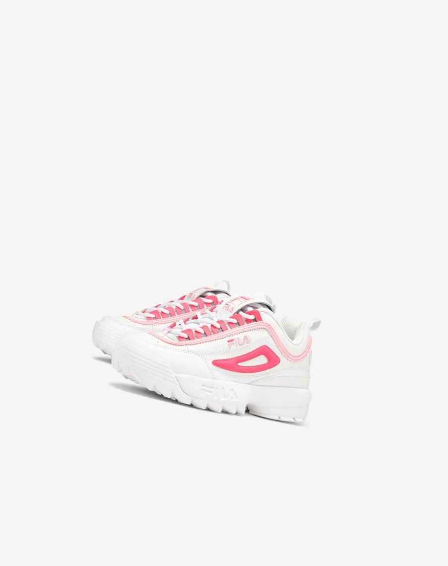 Fila Disruptor 2 Sneakers Blancas Rosas | 67MFGKTYL