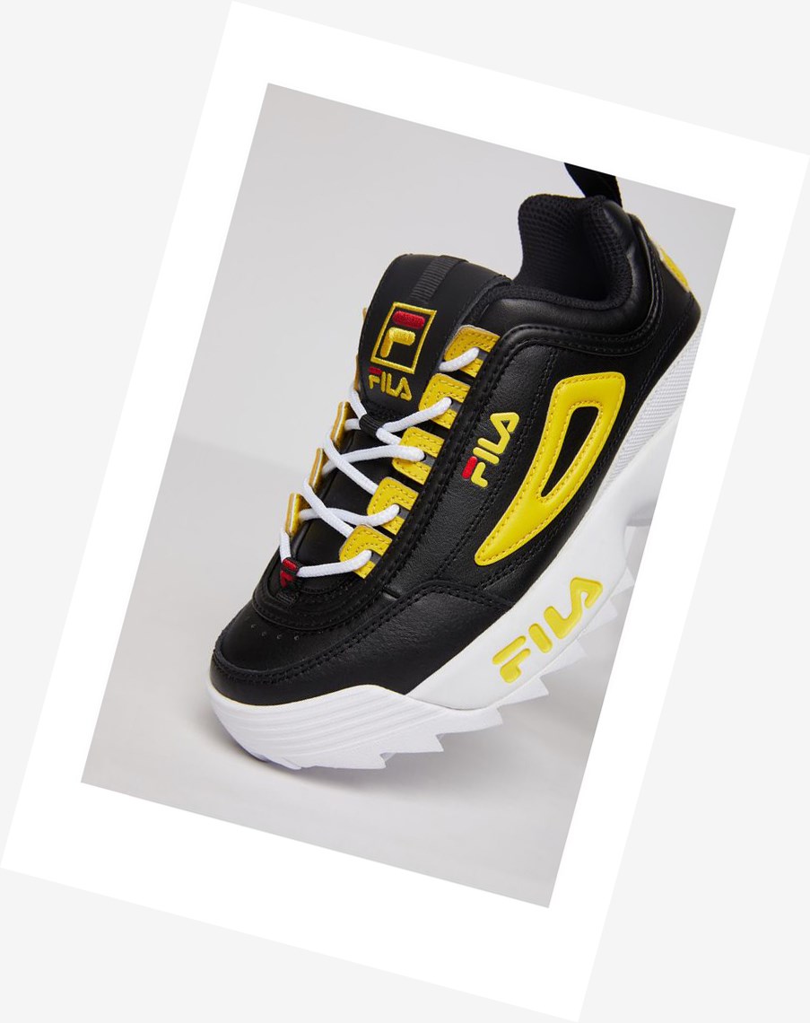 Fila Disruptor 2 Sneakers Blk/Lemo/Wht | 03JOCKSVQ