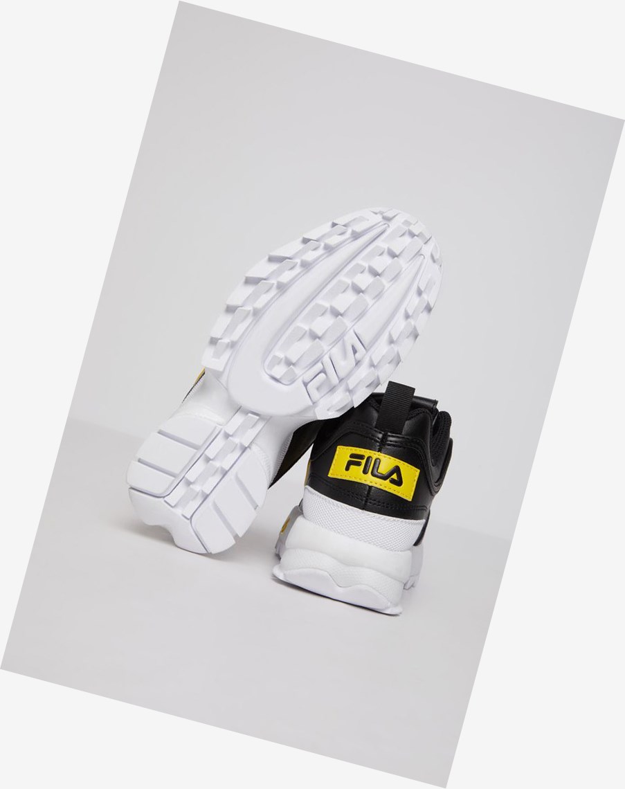 Fila Disruptor 2 Sneakers Blk/Lemo/Wht | 80XOIBCKS