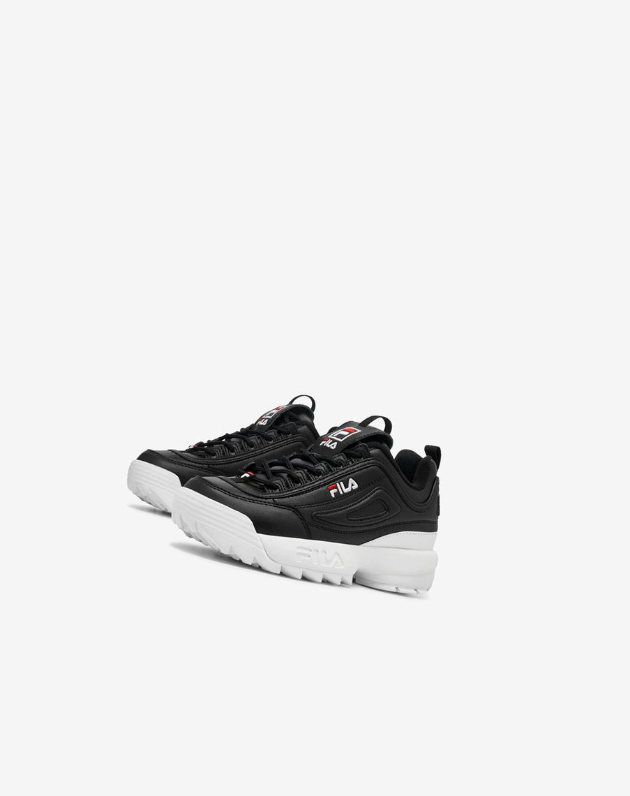 Fila Disruptor 2 Sneakers Negras Blancas Rojas | 08FBVJASW