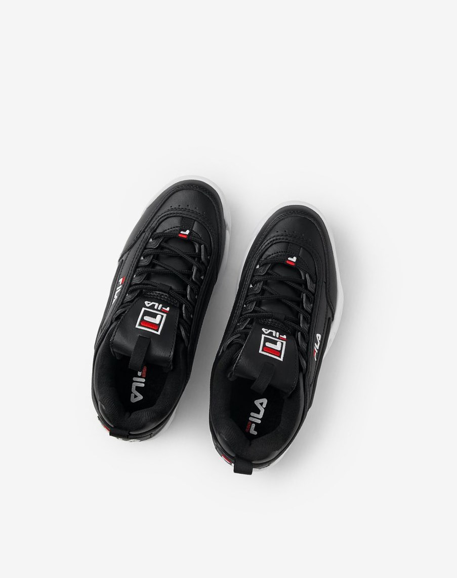 Fila Disruptor 2 Sneakers Negras Blancas Rojas | 08FBVJASW