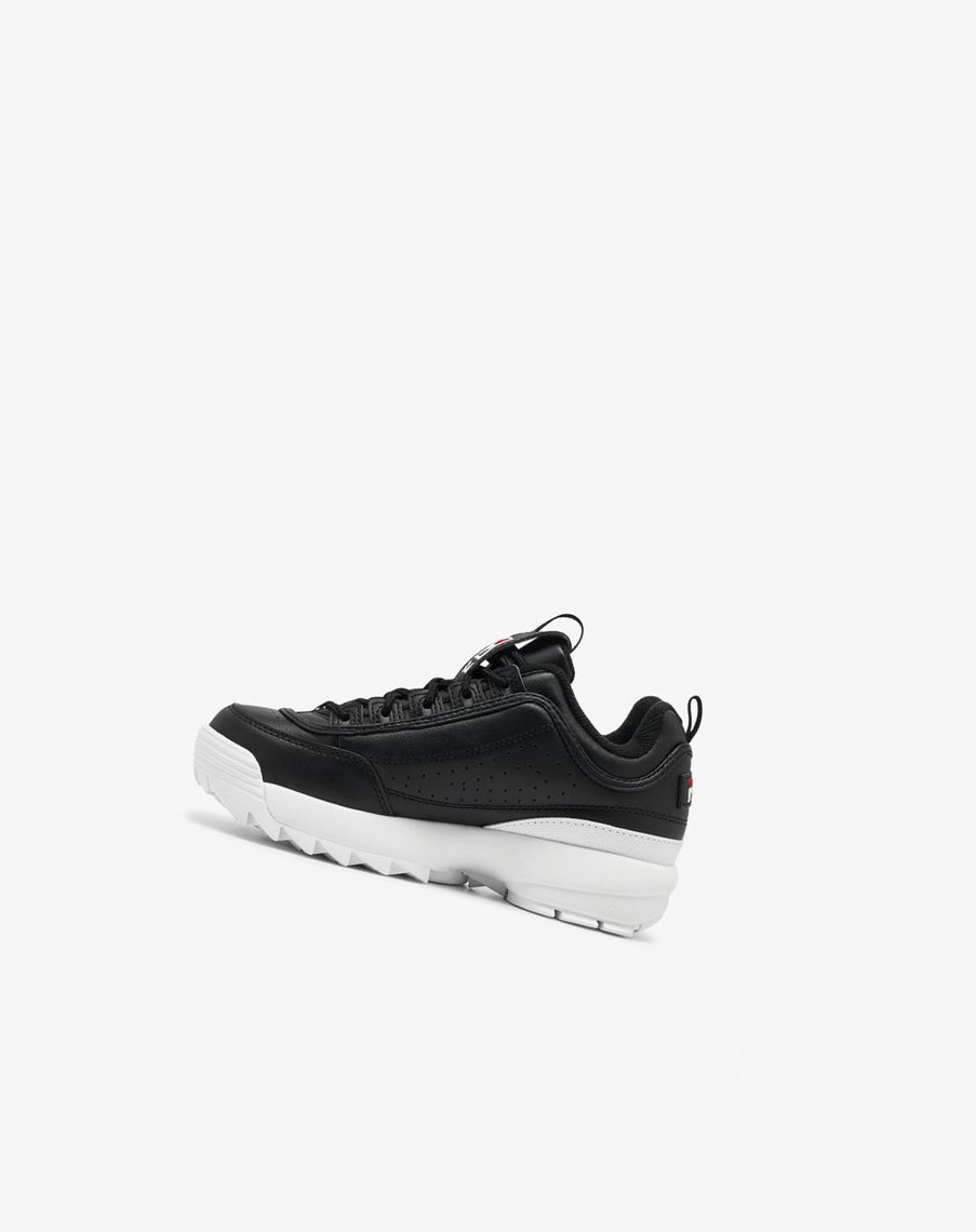 Fila Disruptor 2 Sneakers Negras Blancas Rojas | 83FDJTAXL