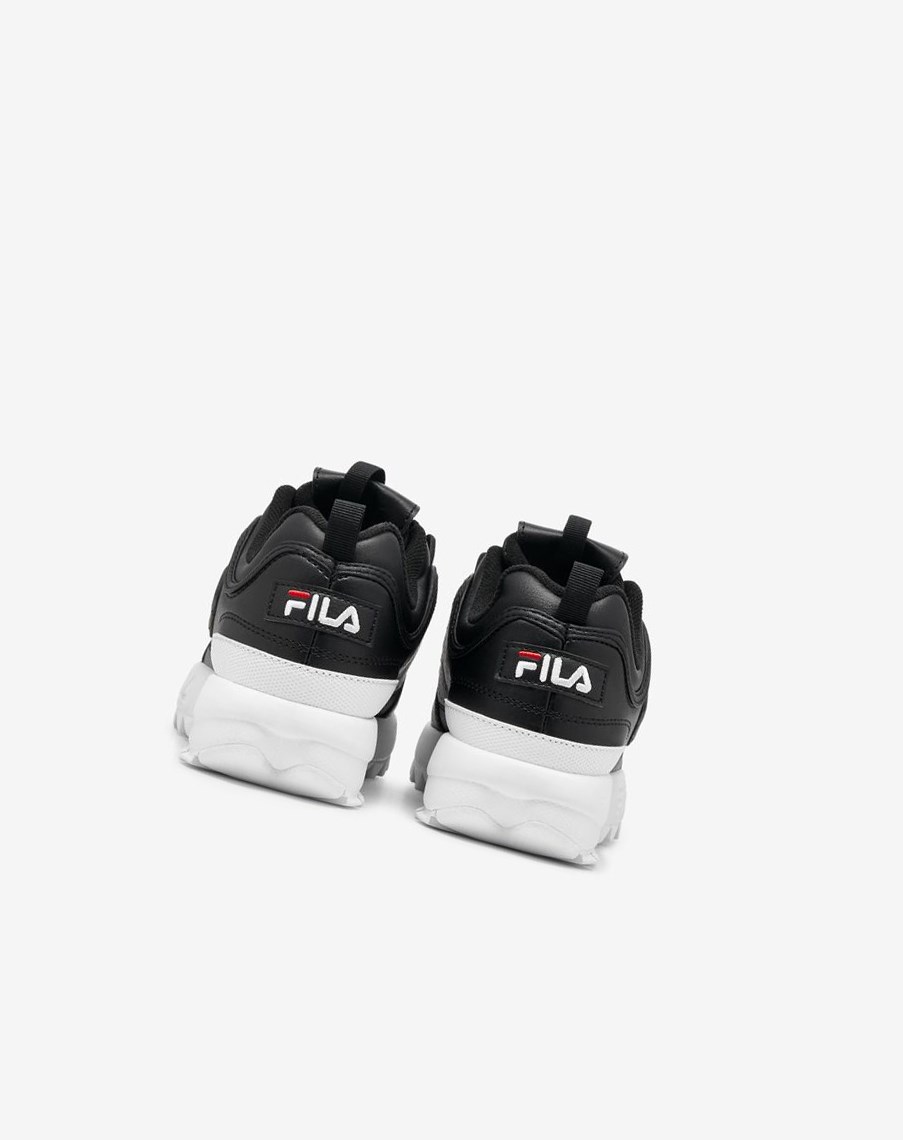 Fila Disruptor 2 Sneakers Negras Blancas Rojas | 83FDJTAXL