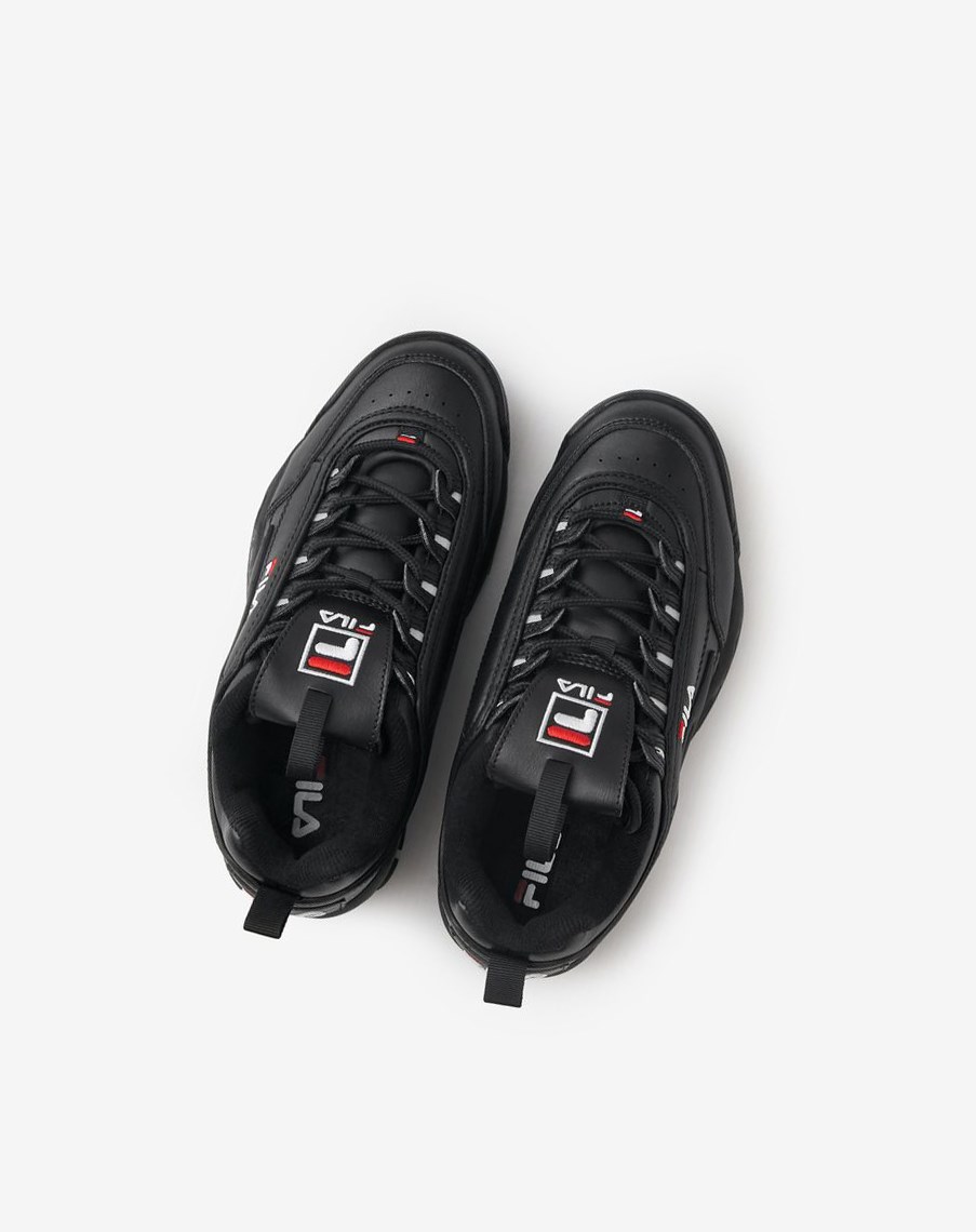 Fila Disruptor 2 Sneakers Negras Negras Blancas | 59TPWJSZN