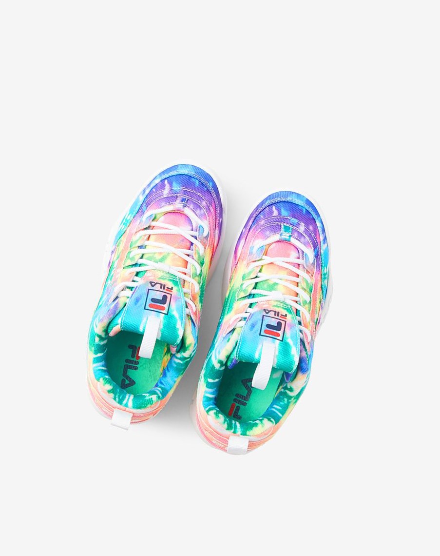 Fila Disruptor 2 Tie Dye Sneakers Blancas Blancas | 18WYMPLJN