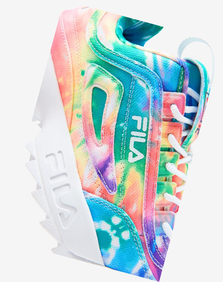 Fila Disruptor 2 Tie Dye Sneakers Blancas Blancas | 18WYMPLJN