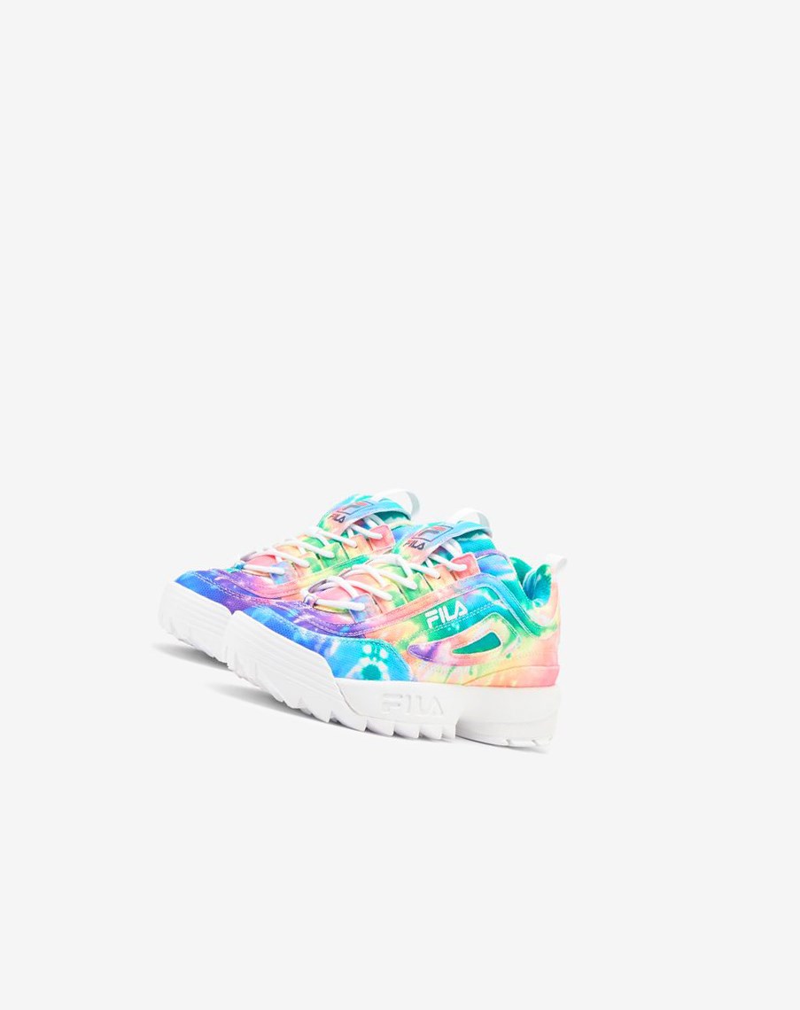 Fila Disruptor 2 Tie Dye Sneakers Blancas Blancas | 95SEPWVCY