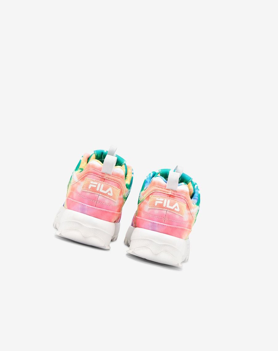 Fila Disruptor 2 Tie Dye Sneakers Mult/Wht/Wht | 94WBPJZSL