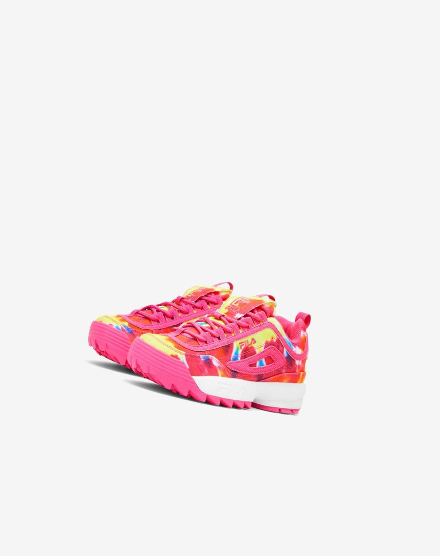 Fila Disruptor 2 Tie Dye Sneakers Rosas Blancas | 07FXBDUWV