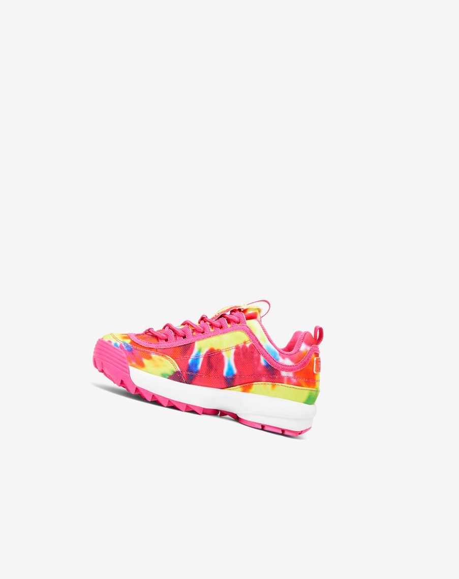 Fila Disruptor 2 Tie Dye Sneakers Rosas Blancas | 09WXFKCNJ