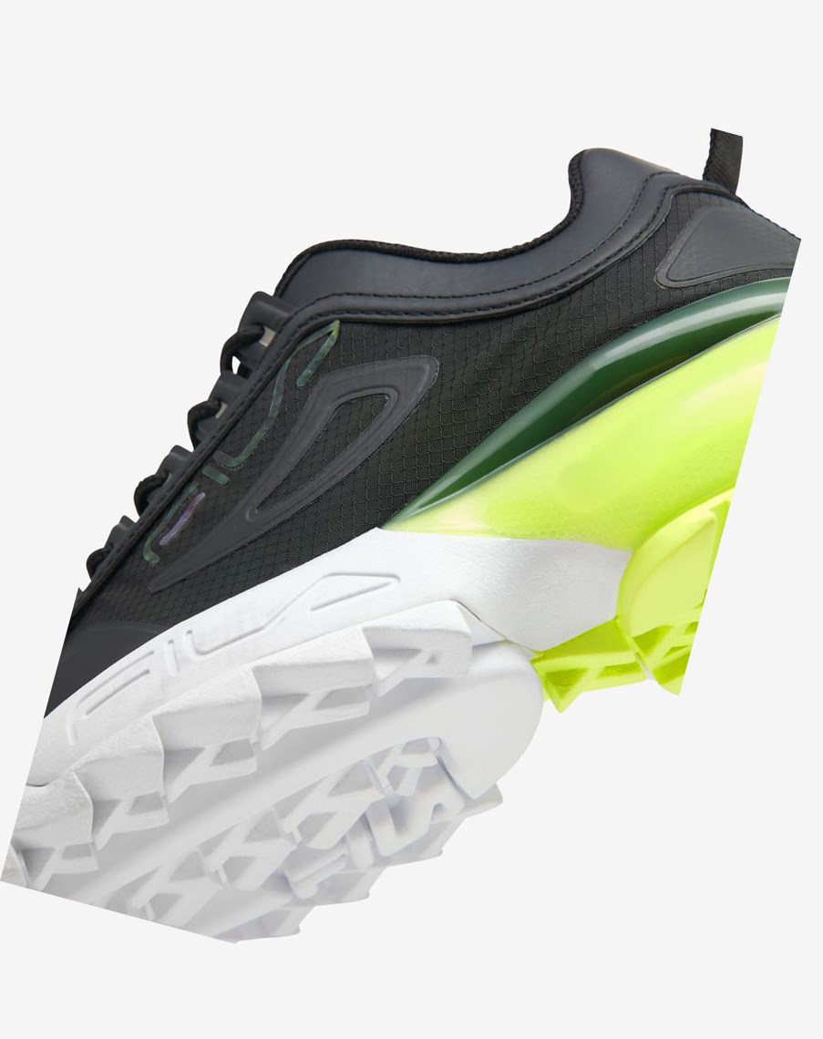 Fila Disruptor 2a Sneakers Negras Blancas Amarillo | 34SBMYHTR