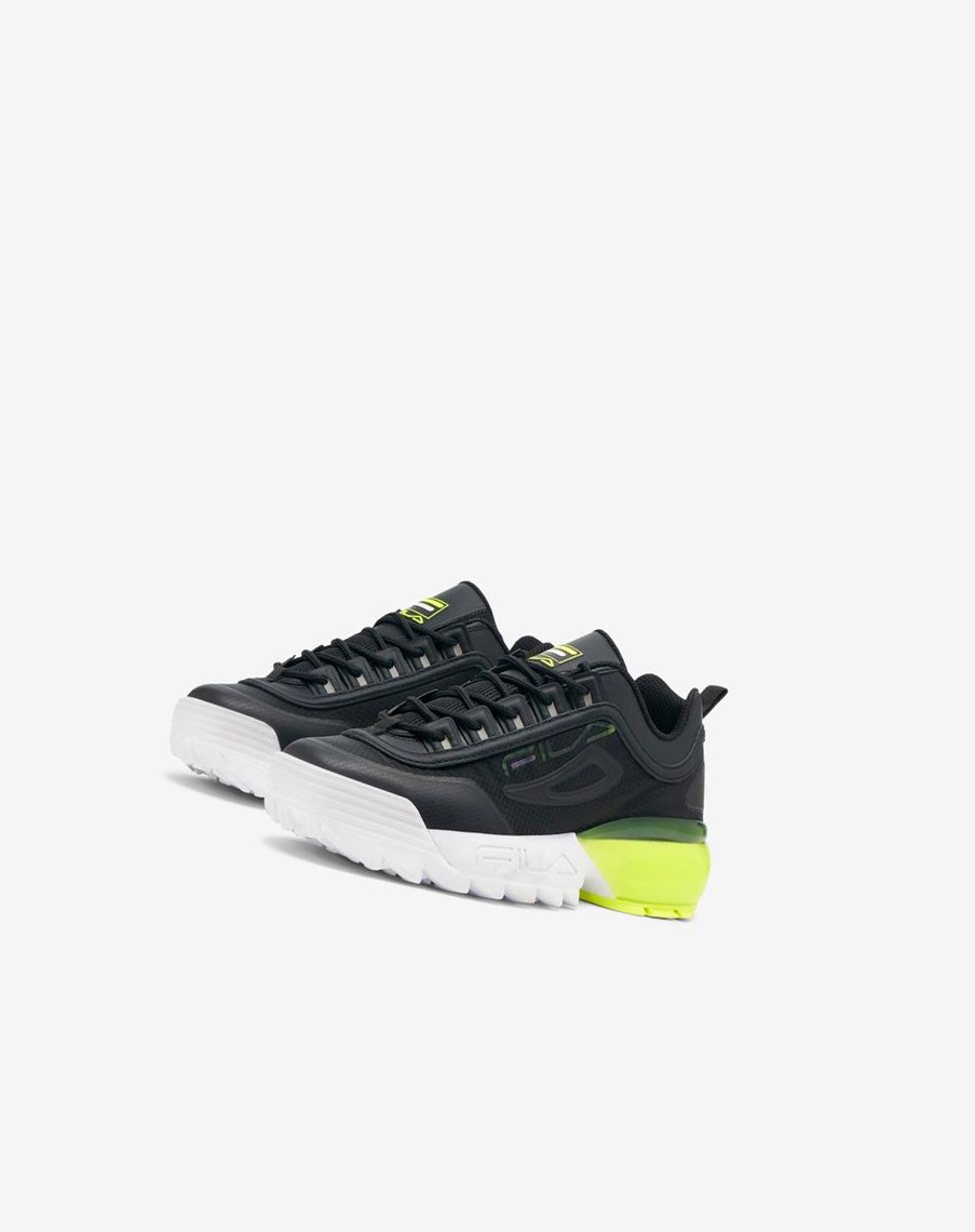 Fila Disruptor 2a Sneakers Negras Blancas Amarillo | 73DYVPJIH