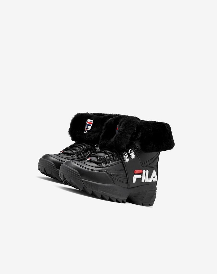 Fila Disruptor Boot Sneakers Negras Blancas Rojas | 18TGCIHUF