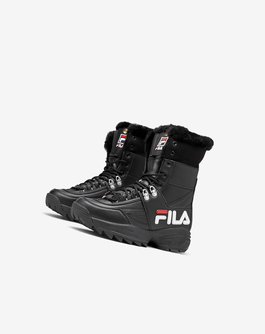 Fila Disruptor Boot Sneakers Negras Blancas Rojas | 18TGCIHUF