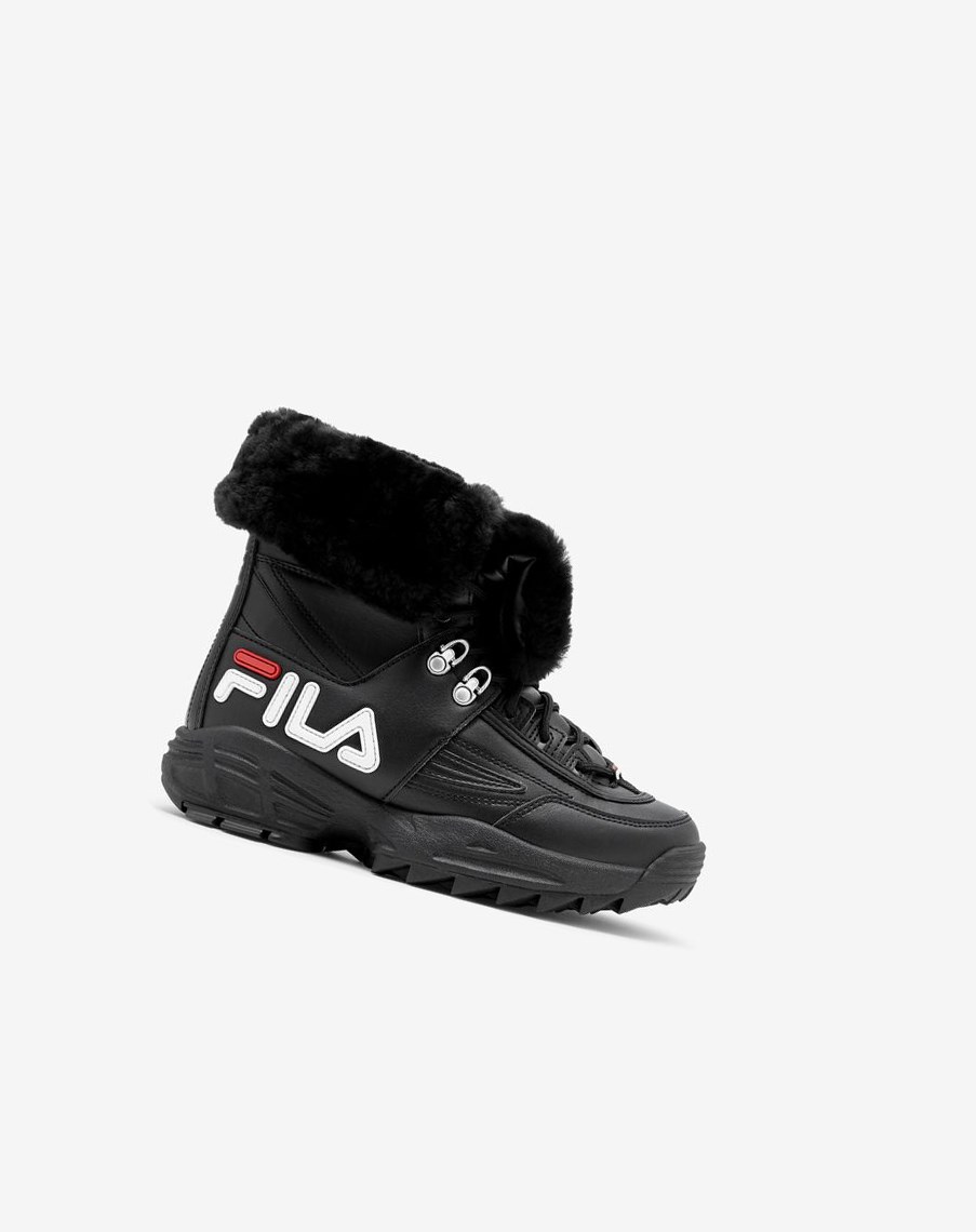 Fila Disruptor Boot Sneakers Negras Blancas Rojas | 18TGCIHUF