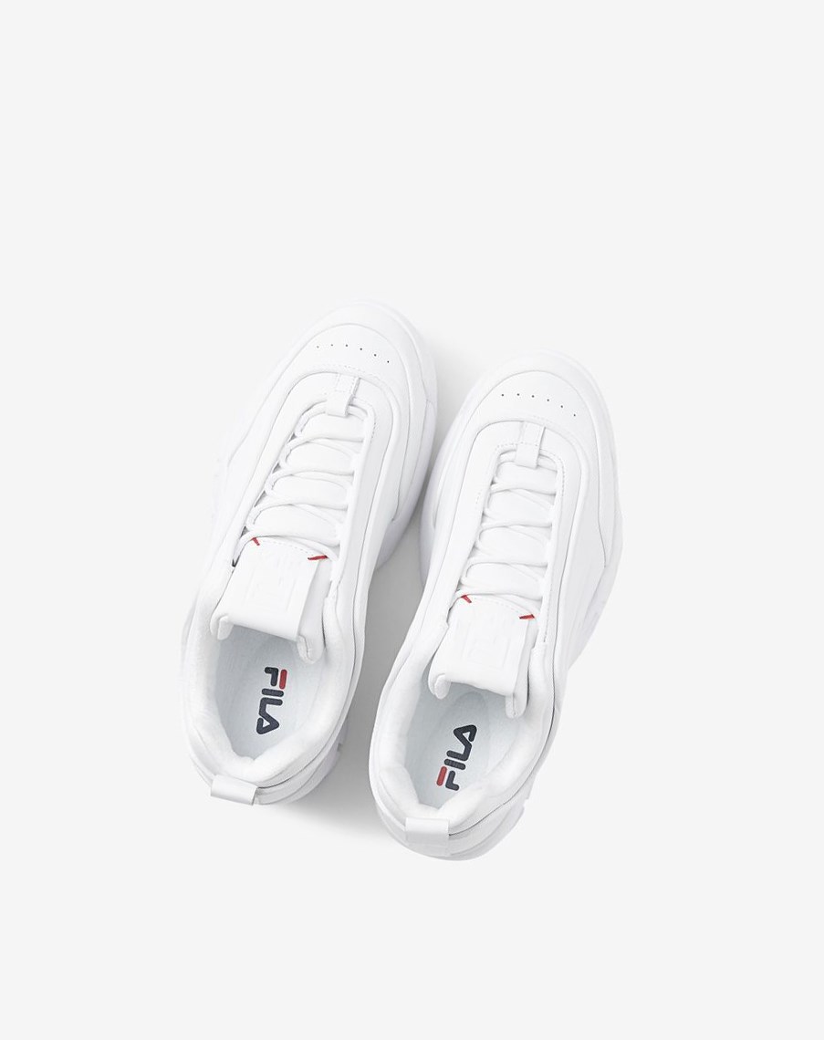 Fila Disruptor Zero Fornido Sneakers Blancas Blancas Blancas | 52ODLUGAM