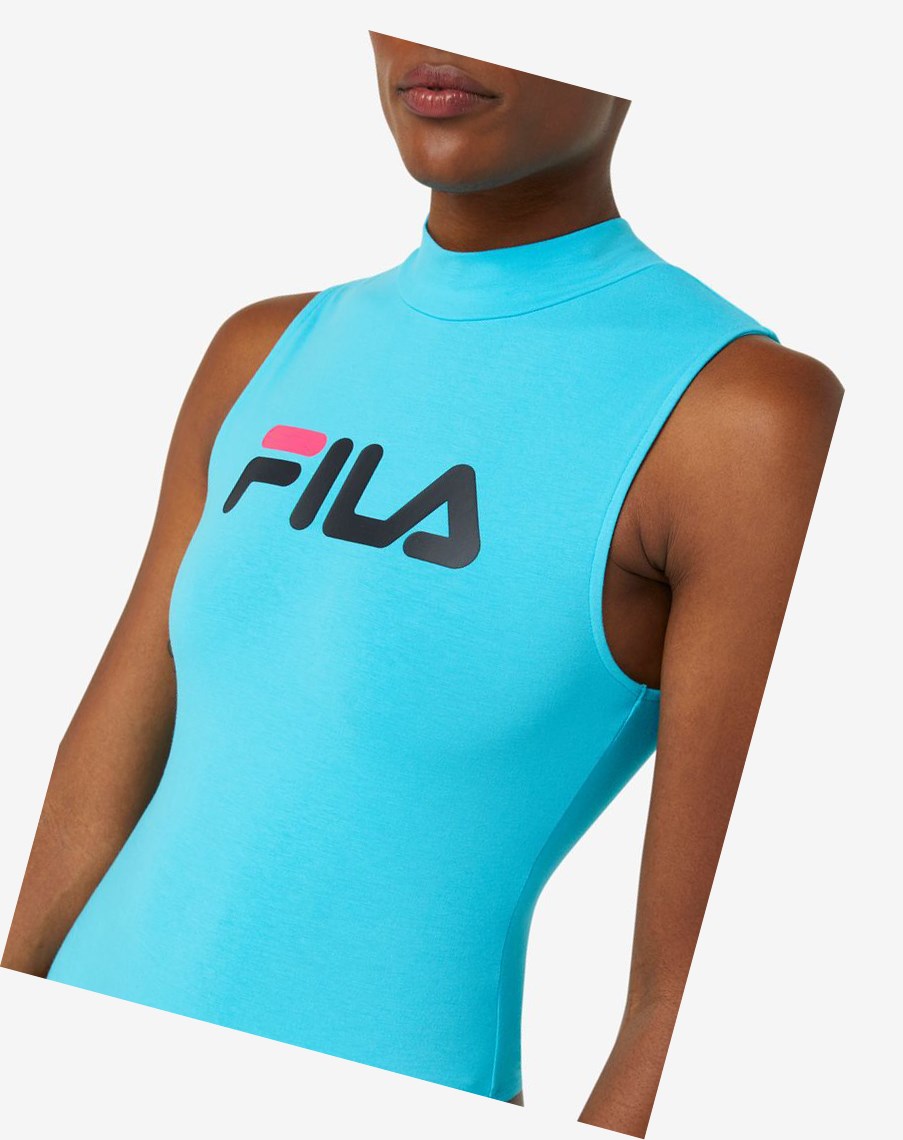 Fila Donata Bodysuit Azules Negras Rosas | 28NMLRUVJ