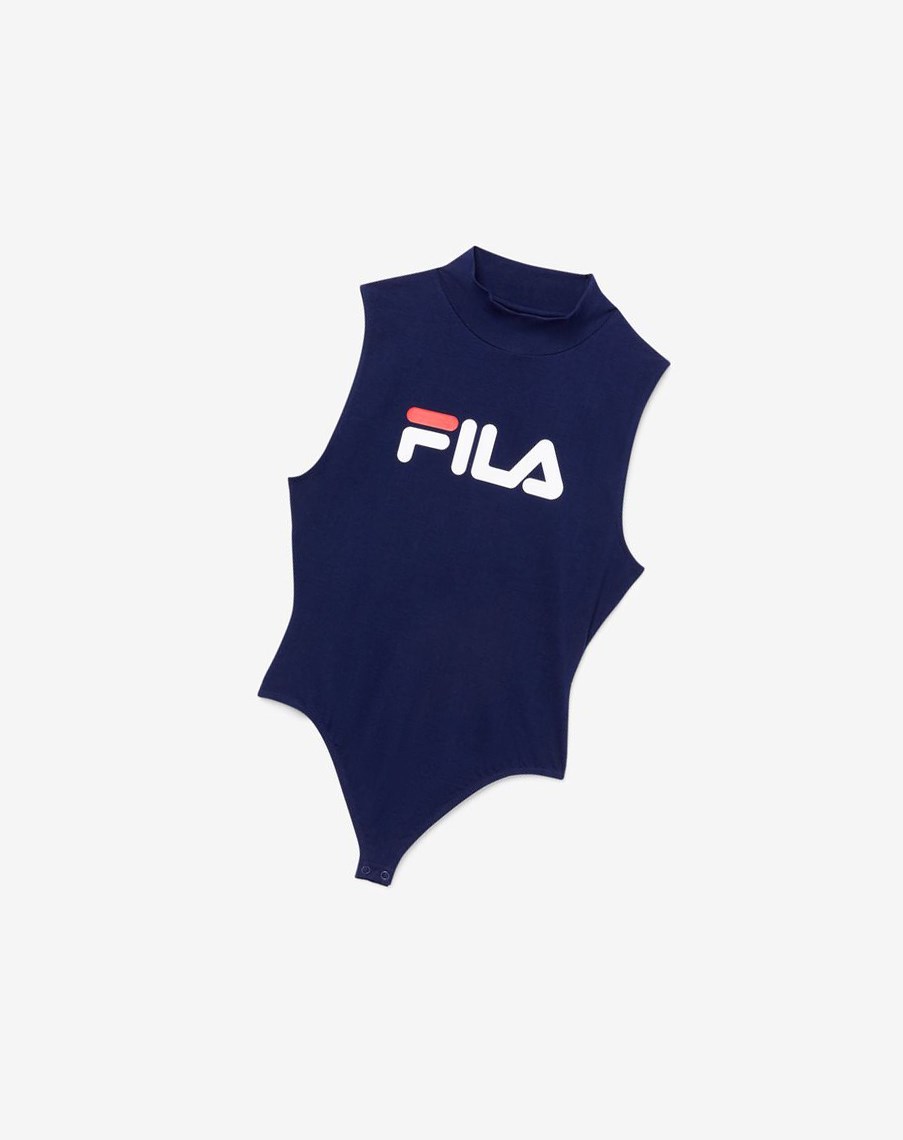 Fila Donata Bodysuit Blancas Rojas | 04GZBLUJN