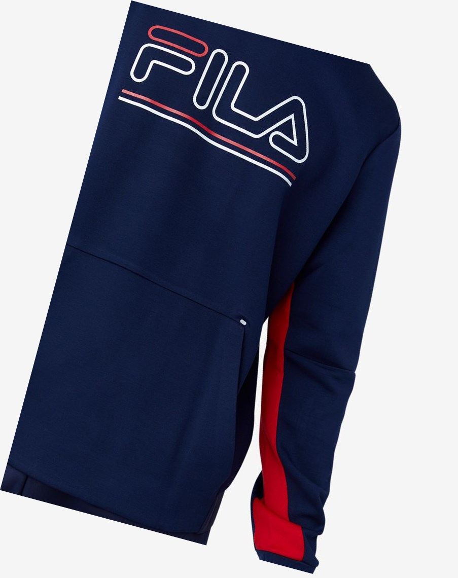 Fila Dooley Tech Crew Rojas Blancas | 80RCXESAQ