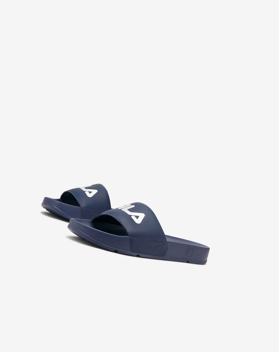 Fila Drifter Chanclas Sandals Azul Marino Rojas Blancas | 23EVDYACO