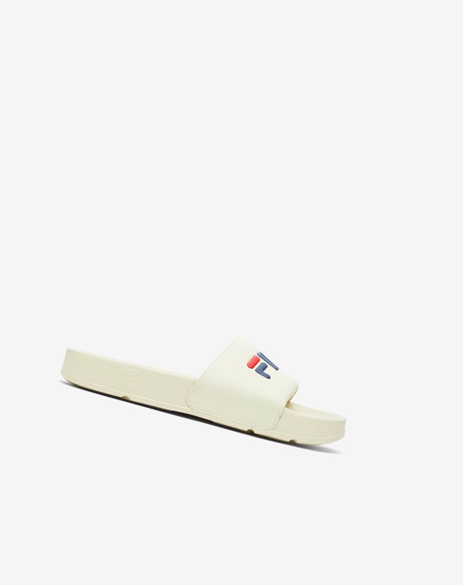 Fila Drifter Chanclas Sandals Creme Azul Marino Rojas | 97RMHXTCU