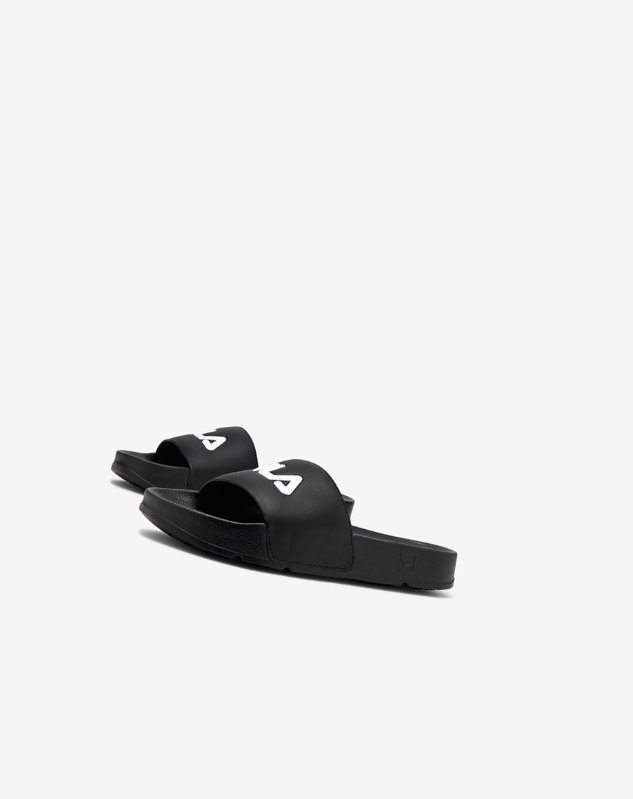 Fila Drifter Chanclas Sandals Negras Rojas Blancas | 57CTPALIO