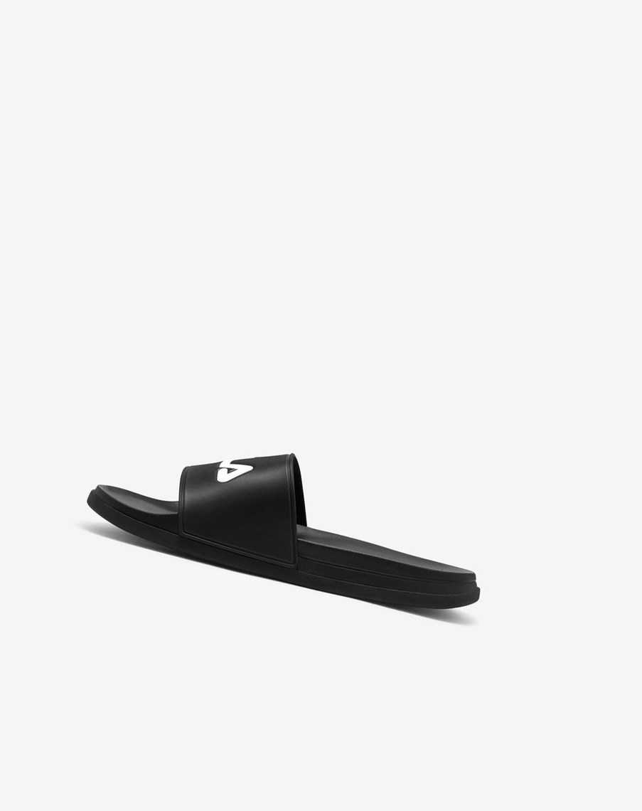 Fila Drifter Luxe Chanclas Sandals Negras Rojas Blancas | 74QWYZAJB