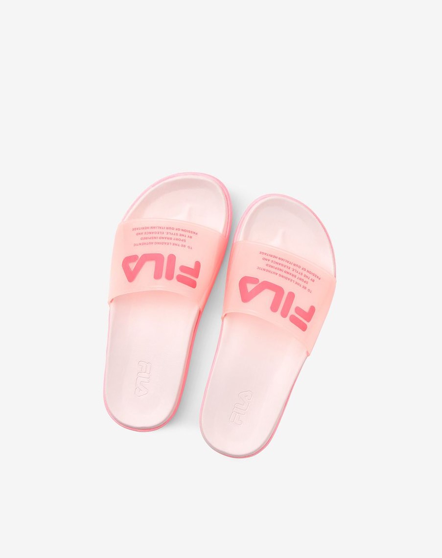 Fila Drifter Luxe Clear Chanclas Sandals Rosas | 89BMHAPVX