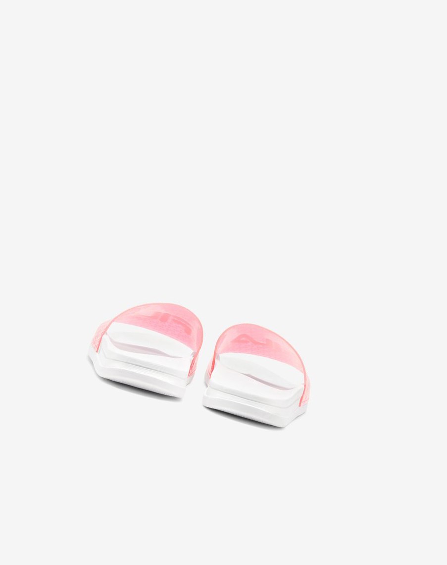 Fila Drifter Luxe Repeat Chanclas Sandals Blancas Rosas Blancas | 24XTMVRZK