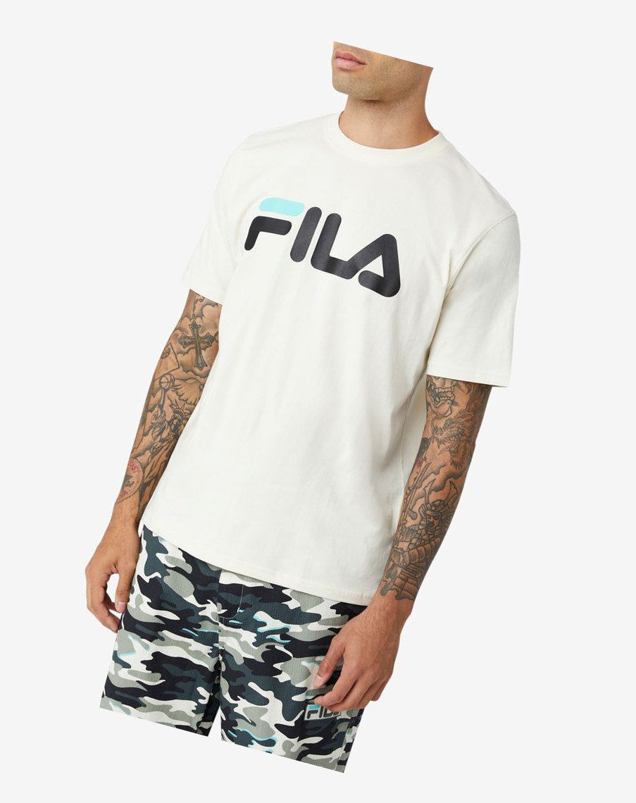 Fila Eagle Tee Negras Azules Turquesa | 39REVHPXC