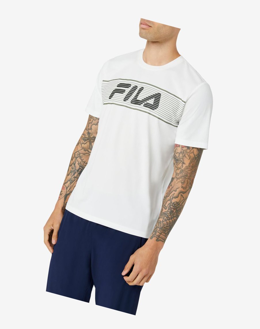 Fila Ehsan Crew Blancas Verde | 06KNXWOQP